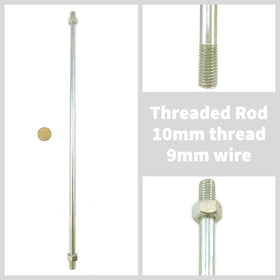 Threaded Rods - M10 - 9mm Wire. Australia Wide Shipping.