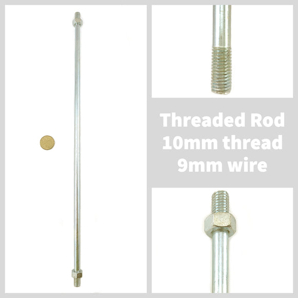 Threaded Rods - M10 - 9mm Wire. Australia Wide Shipping.