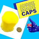 Plastic Yellow Safety Caps - Australian Made. Shop online. Australia wide shipping.